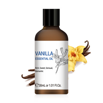 HIQILI 1OZ Vanilla Essential Oils 30ML Diffuser Aroma Oil Bergamot Tea tree Rosemary Chamomile Eucalyptus Orange lemongrass