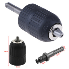 1 Set 2-13MM 1/2-20UNF Drill Chuck With SDS Shaft Adaptor Keyless Heavy Duty Tool