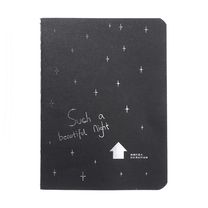 New 56K Notepad Diary Notebook Drawing Blank Black Sketch Painting Sketchbook Decorative Craft Gift For Party Back To School