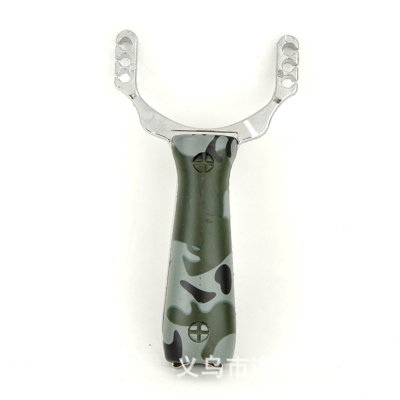 Camouflage alloy outdoor hunting and fishing equipment slingshot shooting trip travel set slingshot catapult sling shot