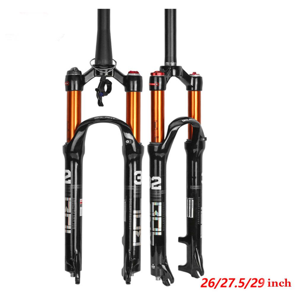 Mountain Bicycle Suspension Fork Magnesium Alloy 26/27.5/ 29 Inch Fork