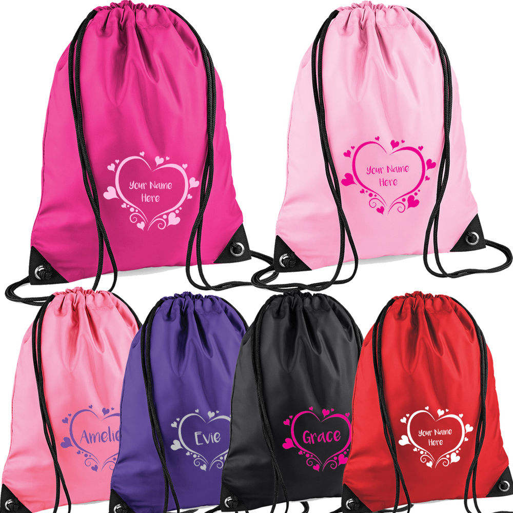 branded drawstring pouch