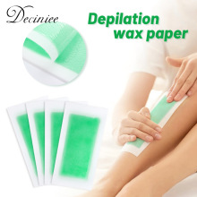 20PCS=10Sheet Hair Removal Wax Strips Papers Double Sided Depilation For Face Leg Body Hair Depilation Wax Paper Shaving Smooth