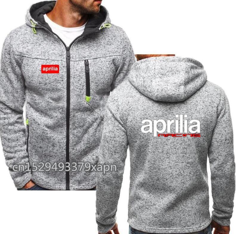 2020 Winter New Fashion Aprilia RSV 1000 Hoodie Men Zipper Cardigan Men Hoodie Sweatshirts Casual Coat