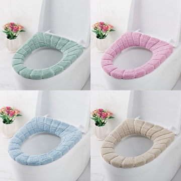 Universal toilet seat warm winter toilet seat cover thick washable toilet seat Nordic pumpkin-shaped toilet seat
