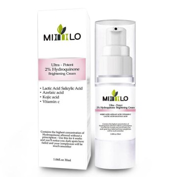 Ultra-potent 2% Hydroquinone Whitening Cream Propylene Glycol Kojic Acid Fade Dark Spots Face Essence Face Cream Face serum