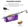 Nail Drill Machine 35000RPM Pro Manicure Machine Apparatus For Manicure Pedicure Kit Electric Nail File With Cutter Nail Tool