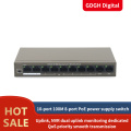 GLVISION GLTEF1110P-8-63W Ethernet Network Switch 9-Port,250M Long Distance Stable PoE Power Supply, Plug and Play