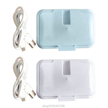 USB Baby Wipes Heater Car Mini Tissue Paper Warmer Thermal Warm Wet Towel Dispenser Napkin Heating Box Cover D09 20 Dropshipping
