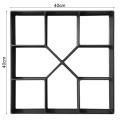 DIY Paving Mold Stepping Stone Pavement Driveway Patio Paver Path Maker Floor for Garden Yard Design 40*40*4cm