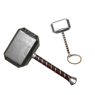 [New] 1: 1 Simulation 44cm/20cm PU/Metal The Thor hammer mjolnir model toy adult cosplay costume party model collection