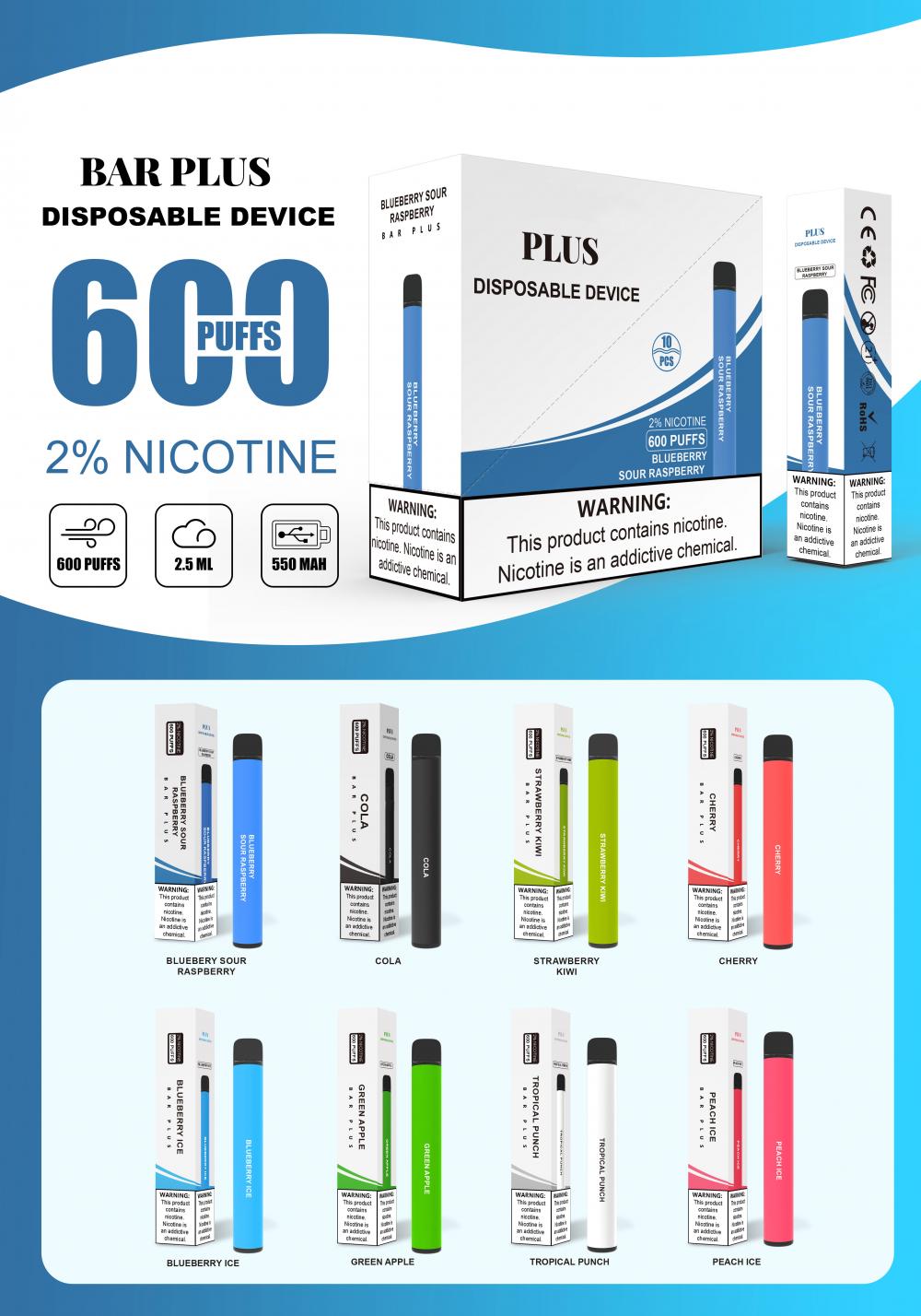 ELF 600Puffs Ecig Disposable vape