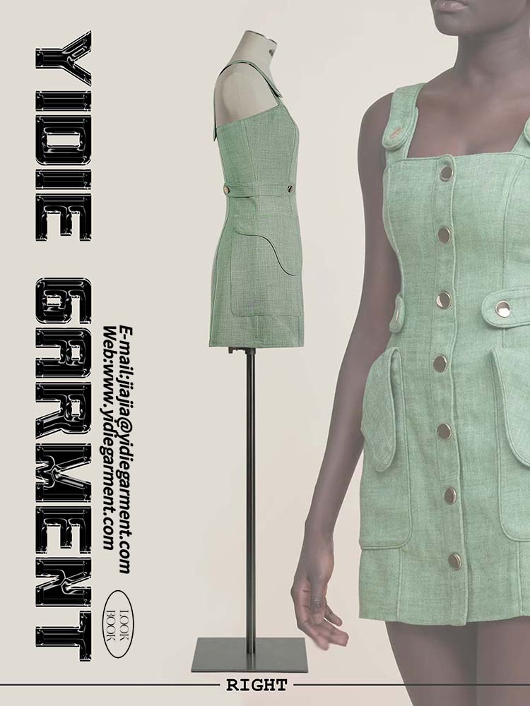Scoop Neck Mini Dress For Party