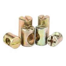Cylindrical hammer connector nuts