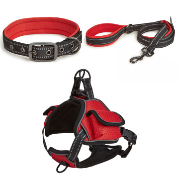 Reflective Nylon dog harness with Car plug buckle