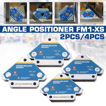2/4pcs Strong Arrow Magnet Weld Holders No Deformation Magnetic Welding Positioner Fixer Ferrite Power Locator Tools