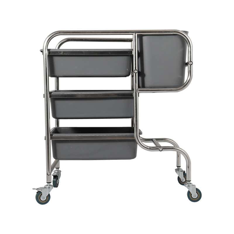 Stainless Steel Cleaning Cart