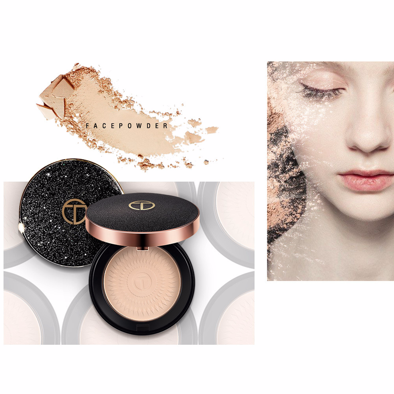O.TWO.O Brand 3 Color Powder Puff Lasting Oil Control Concealer Whitening Face Natural Powder Face Foundation