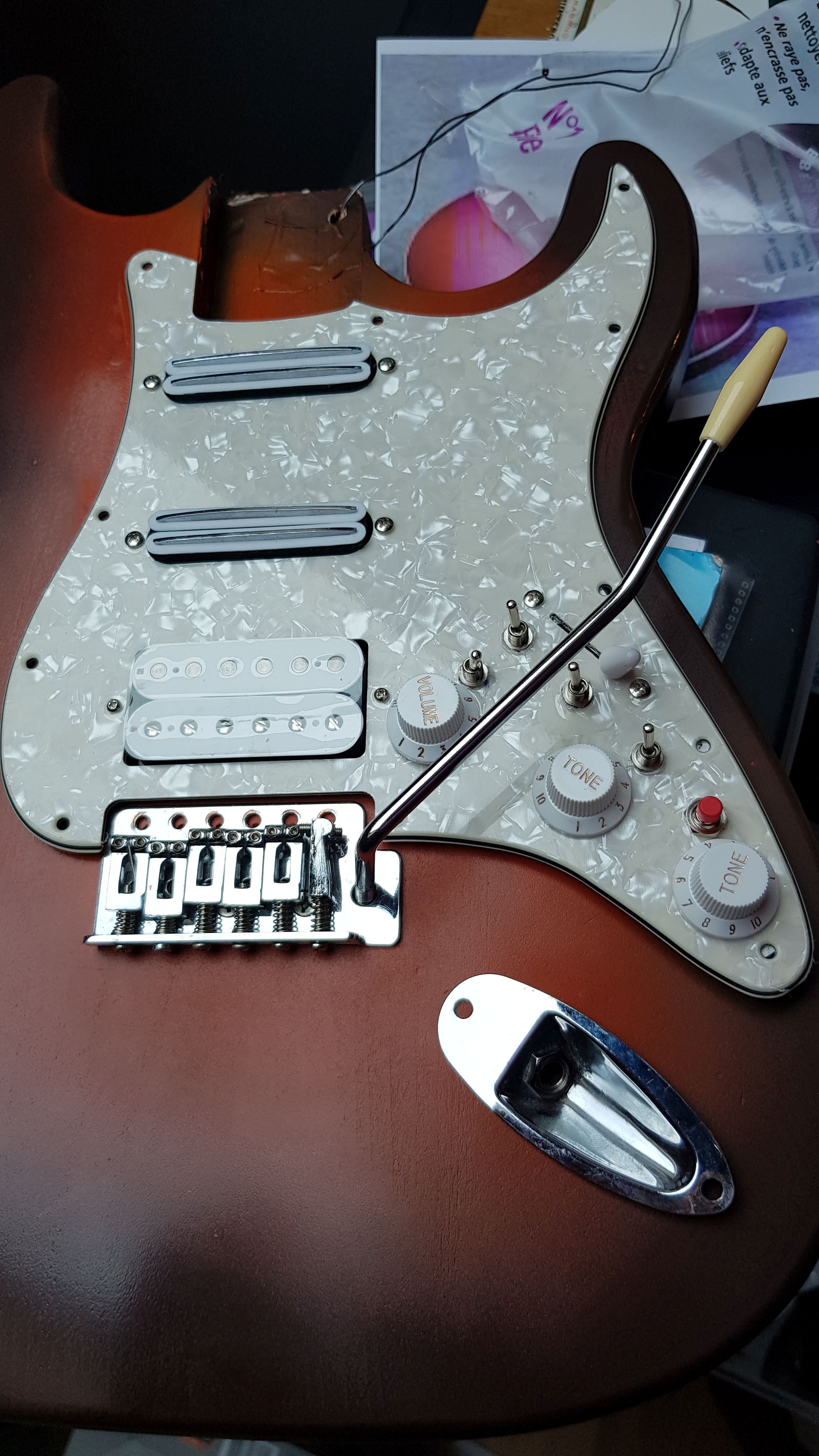 Strat Guitar Pickups Super Wiring Assembly , Very powerful Features , Multiple tone options Limited edition