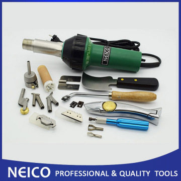 Free Shipping ,1600W NEICO Professional Linoleum Or Vinyl Floor Hot Air Welding Kit With Plastic Heat Gun And Accessories