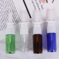 5pcs 15ML Empty Bottle Plastic Nasal Spray Bottles Pump Sprayer Mist Nose Spray Refillable Bottles For Medical