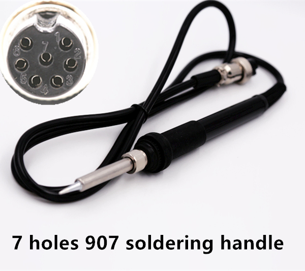 SZBFT 7holes AT8586 AT936b handle welding handle ESD Atten 907 Soldering Iron Handle Handset Soldering Station handle