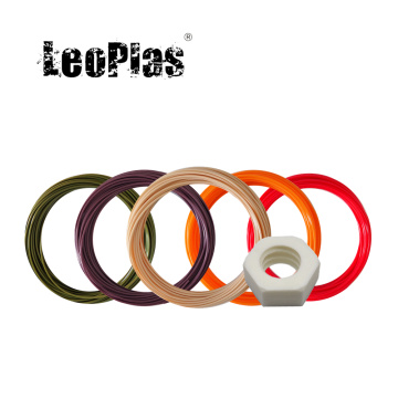 LeoPlas 1.75mm 10 and 20 Meters 50g Nylon PA Filament Sample For 3D Printer Pen Consumables Printing Supplies Plastic Material