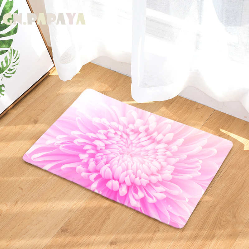 Nordic fresh Style flower Carpet bohemian Bathroom Floor Mats Toilet Rugs Kitchen Area Rug chrysanthemum Pad Absorbent Door Mat