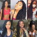 Faux Locs Crochet Braids Soft Dreads Natural Braid Synthetic Braiding Hair Extension Deadlocks