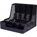 Deli 78981 plastic Document box with pen stand HIPS file basket file tray documents management blue black gray colors optional