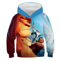 Lion King cartoon hoodie Kids baby 3D print hoodied Sweatshirts baby girl top Long sleeve Top Pants for hoodies HAKUNA MATATA