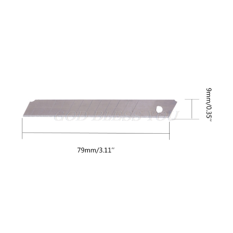 10 Pcs Boxcutter Snap off Replacement Blades 9/18mm Ceramic Utility Knife Blades Drop Shipping