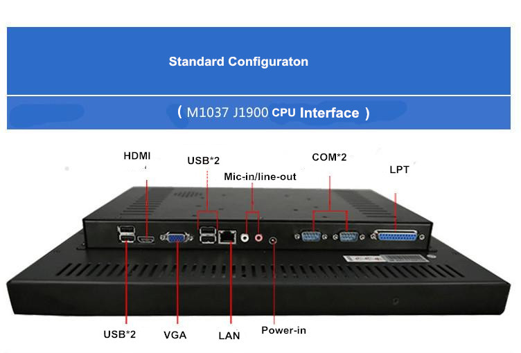 All in one computer core i7 lcd interactive 17 inch cheap mini pc