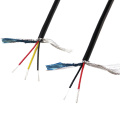 28AWG 2/3/4/5/6/8 core Shielded cable 1meters Tinned copper RVVP shielded wire control cable UL2547 signal wire