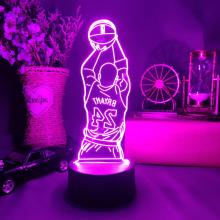 Kobe Bryant Figure Counter Desktop Decorations Lamp Celebrity Black Mamba Spirit Memorial LED Table Decor Gift 3D Night Light