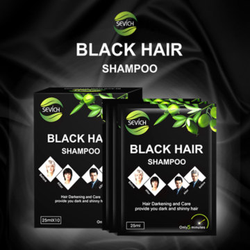 1/5pcs Black Hair Dye Shampoo Instant Black Hair Make Grey White Hair Darkening Shiny Makeup Black Hair Immediately Hair Care