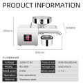 RG309 Intelligent Temperature Control Household Oil Press Hot And Cold Press Linseed Peanut High Power 1500W (max)