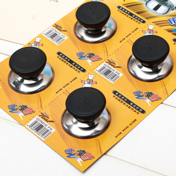 4pcs/set Stainless Steel Pot Lid Button Top Beads Pot Lid Handle Plastic Top Beads Kitchen Cookware Parts