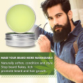 Natural Hemp Beard Growth Balm Moustache Growth Serum Moisturizing Smoothing Barber Hair Growth Enhancer Beard & Hair Care Men