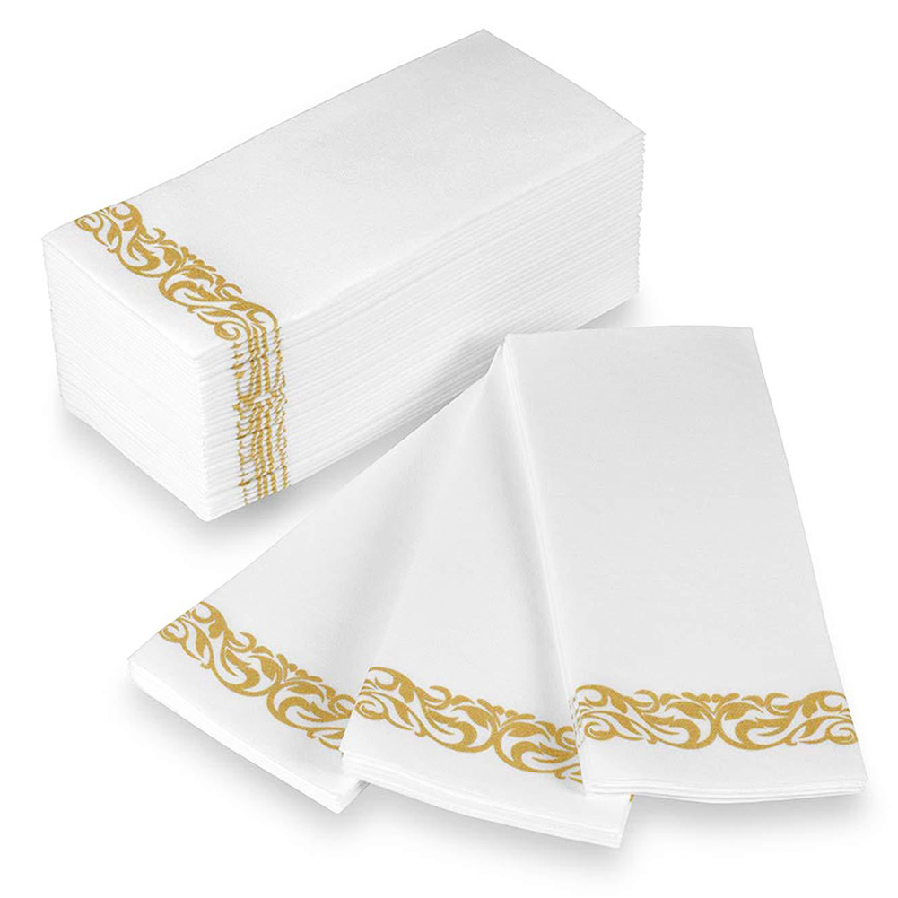 50Pcs Disposable Tissue Napkin Home Restaurant Dish Bowl Paper Towel Table Decor