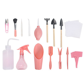 16-piece Garden Plant Mini Tool Set Succulent Bonsai Small Plant Gardening Tool Practical Gardening Tool Set Gift Package