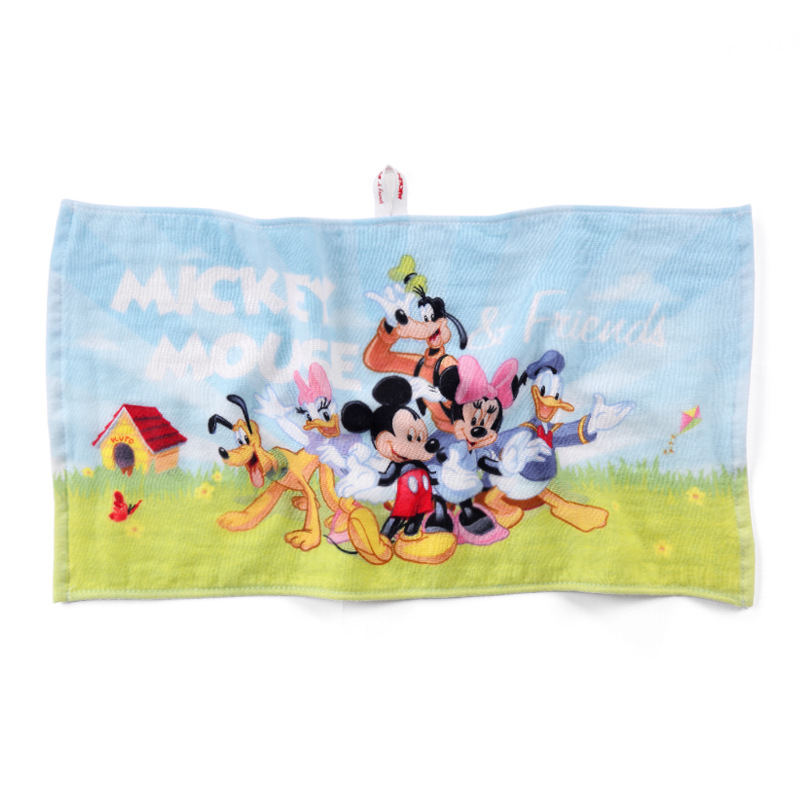 Disney 1pcs Baby FaceTowel 25x50cm Cotton Children Towels Soft Cartoon Handkerchief Bath Towel For Newborns