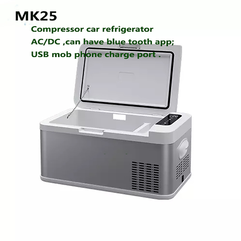 25Liters DC12V24V Portable Camping Picnic Outdoor RV Car Auto Refrigerator Mini Fridge Deep Freezer Cooler Box Travel Home Use