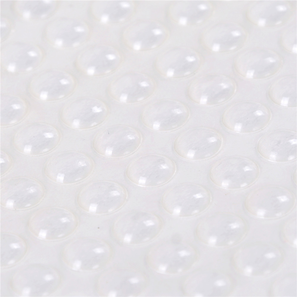 100Pcs Transparent Self Adhesive Rubber Feet Semicircle Bumpers Door Drawers Cabinet Buffer Silicone Pads Self-adhesive Feet Pad