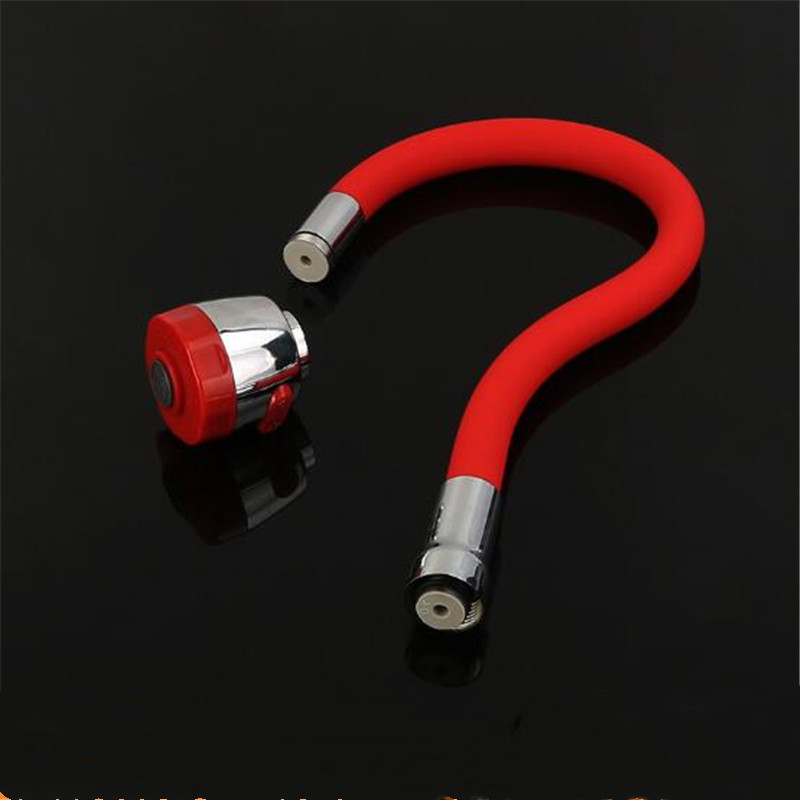 Flexible Hose Silicone Tube Kitchen Faucet Accessories 360 Degree Water Tap Filter General Interface