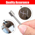 10PCS HSS Titanium Routing Rotary Milling Rotary File Cutter Wood Carving Carved Knife Cutter Tools Accessories Power Tools