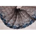 2 Meters Pretty Blue DIY handmade Patchwork Embroidery Fabric Lace Mesh Lace 27CM Width