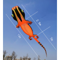 12m New Lizard Gecko Kite Soft Inflatable Kite Color Animal Kite Outdoor Sports Flying Toy High Quality Adult Single Line Kite
