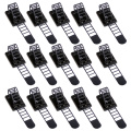 20pcs Self-adhesive Cable Clip Fixed Management Mount Tie Nylon Multipurpose Wire Clamp Adjustable Home Electric Organizer