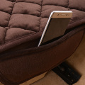 Car Seat Rear Cover Protector Mat Auto Rear Seat Cushion Non-slip Keep Warm Winter Plush Velvet Back Seat Pad